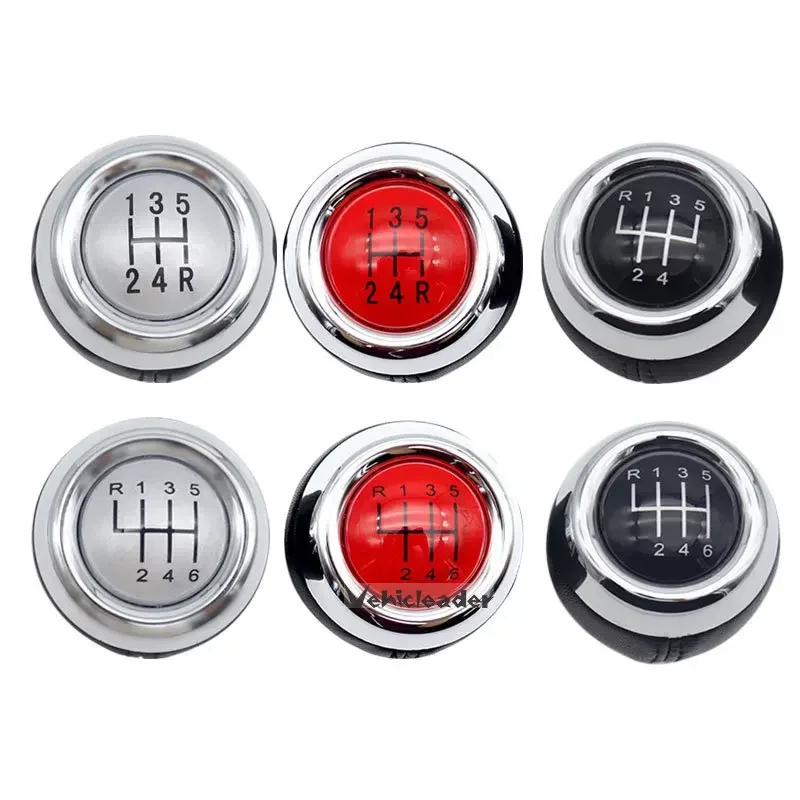 5/6 Speed Manual Gear Shift Knob PU Leather MT Lever Shifter Knob Handle For Mini Cooper R55 R56 R57 R58 R59 F55 F56 F54 F57