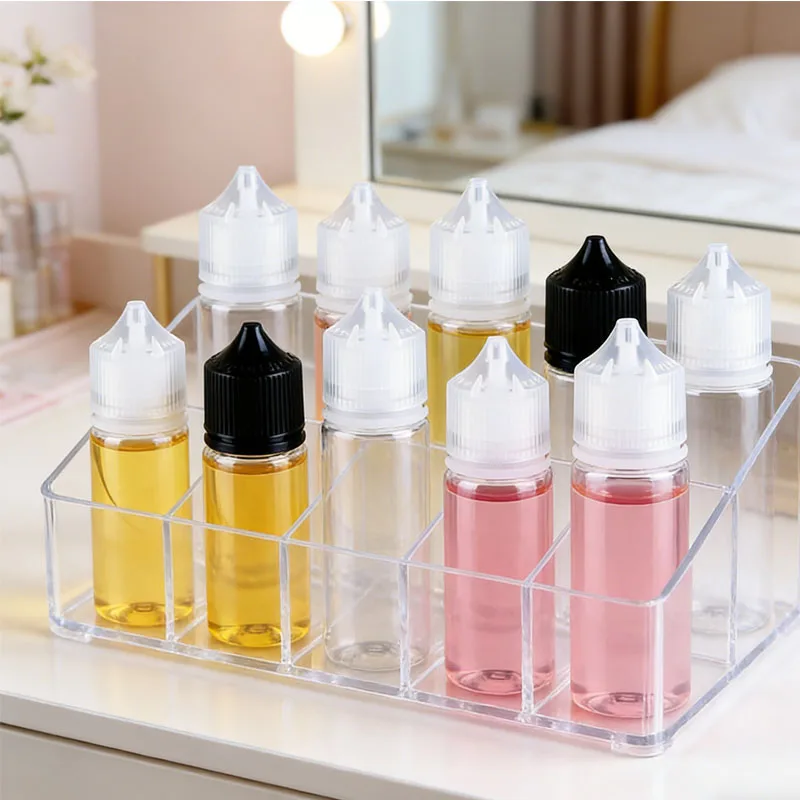 10Pcs Empty 10/15/30/60/100/120ml Plastic Dropper Bottles W/ Childproof Cap Clear E Eye Containers For Juice Liquid Vape Oils