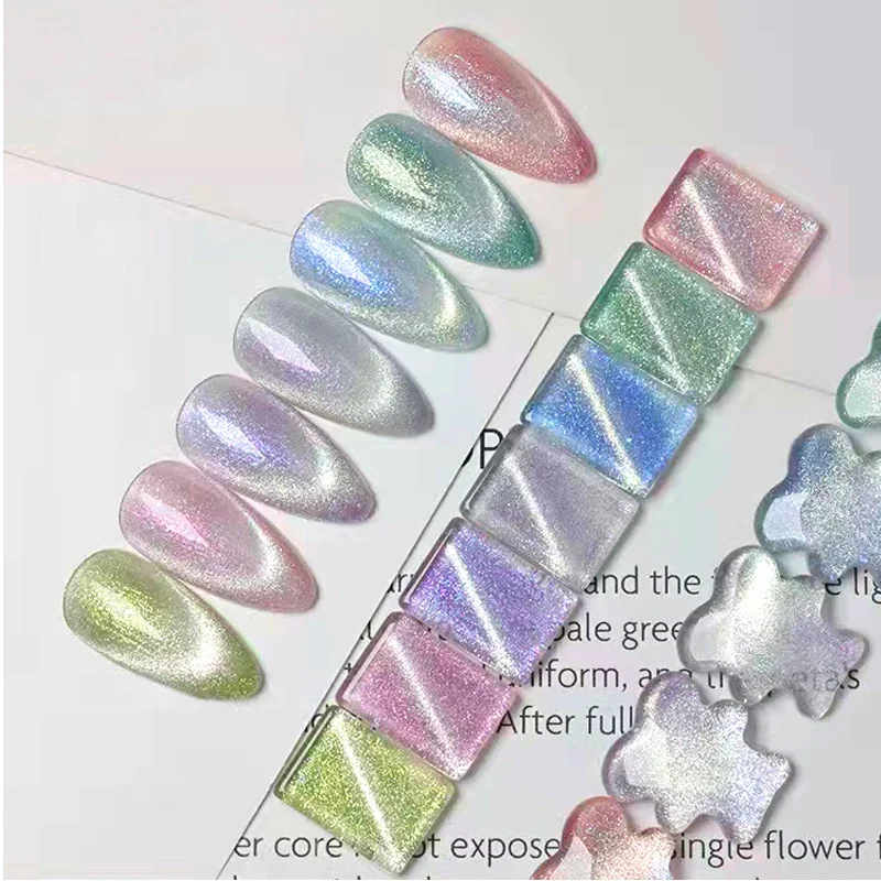 VINIMAY 7 ColorSet New Arrival Magnetic Cat Eye Gel Nail Polish Nail UV Gel Varnish Soak Off Gelpolish Nail Art Lacque Primer