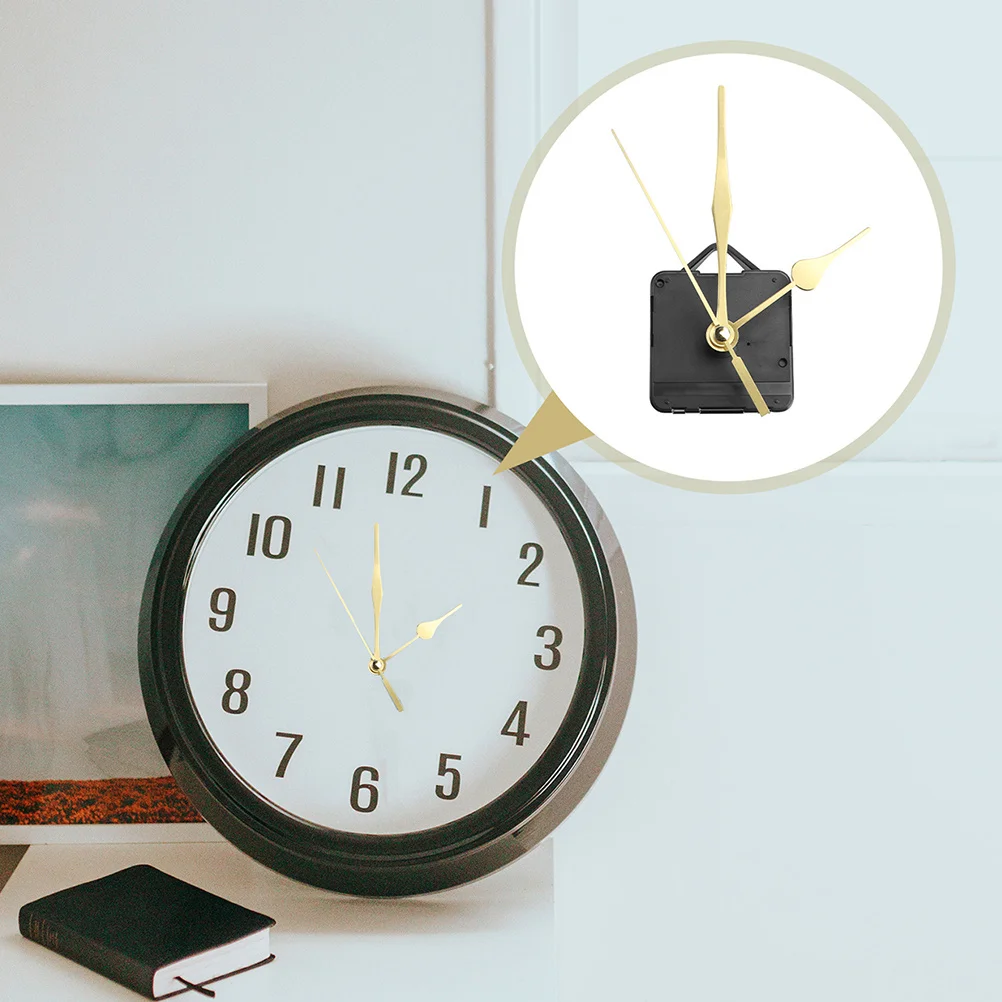 

2 Pcs Quartz Clock Movement Replacement Mechanism Motor Accessories Suite Plastic Long Shaft DIY