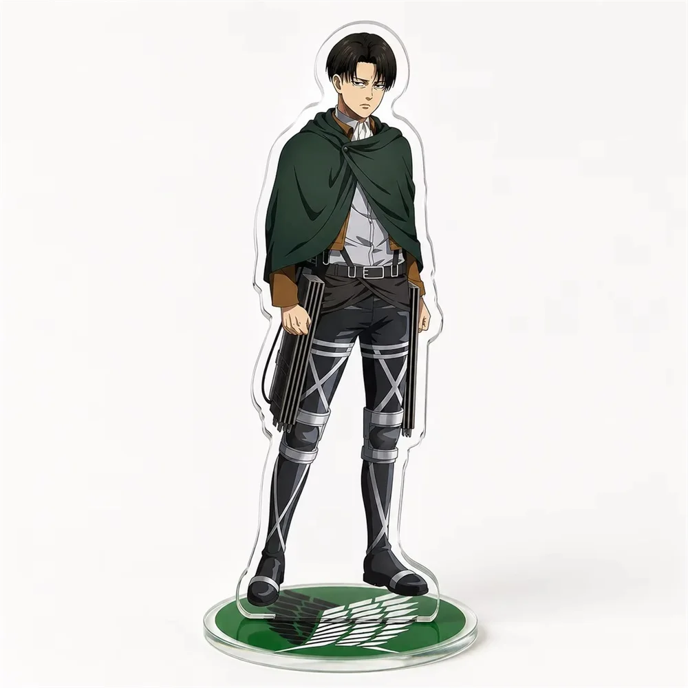 Attack On Titan 15cm Acrylic Stand Figures Keychain  Anime Desktop Tabletop Ornament Otaku Fans Collectible Gift