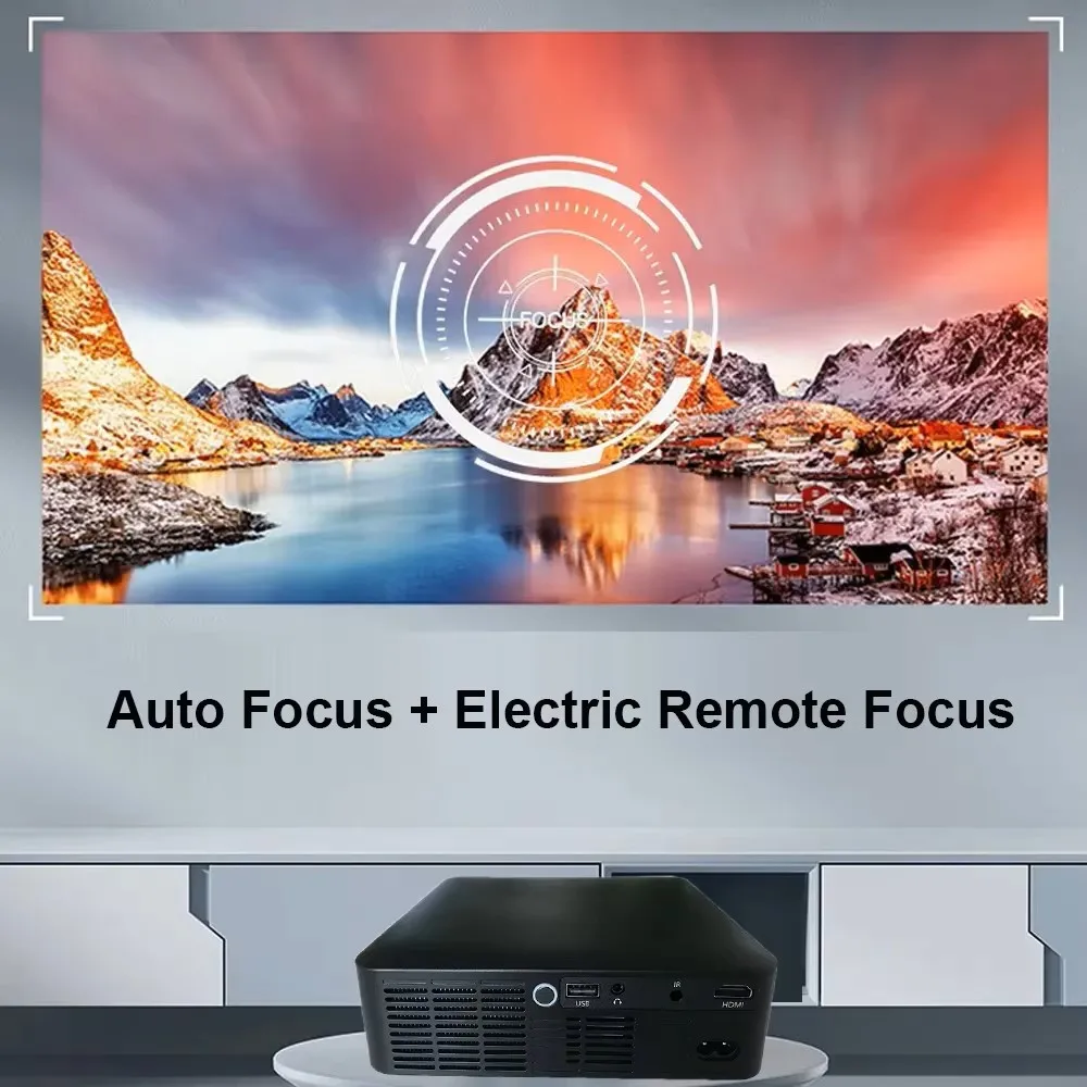 Портативный светодиодный проектор Smartldea, родной 1280x720P, ультратонкий Android, умный домашний кинотеатр, HD цифровой видеоигровой проектор