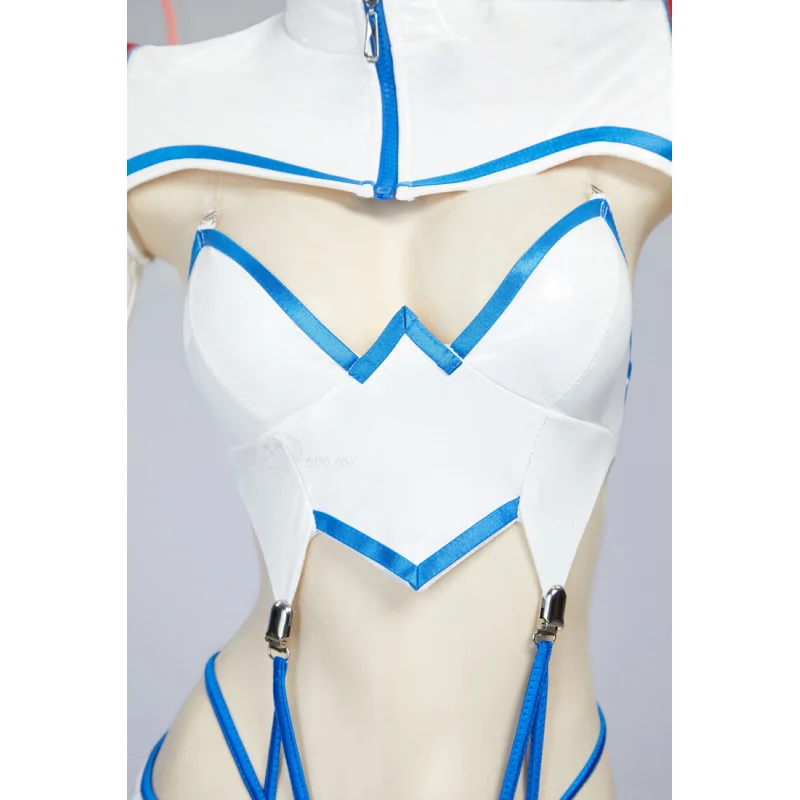 

Ragyo Kiryūin аниме Kill La Kill косплей костюм белый кожаный комбинезон носки комплект аксессуаров Хэллоуин вечерние женская милая униформа