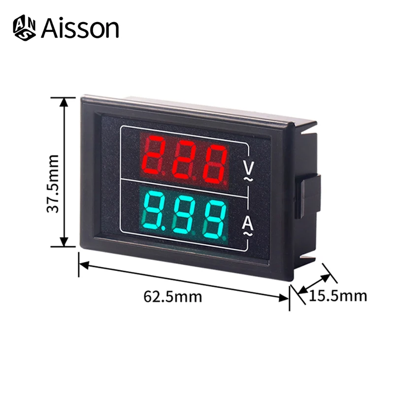 D85-5035VA AC 60-500V 100A Digital Voltammeter Voltmeter Ammeter LED Dual Gauge Volt Current Meter Voltage Amp Tester with Shunt