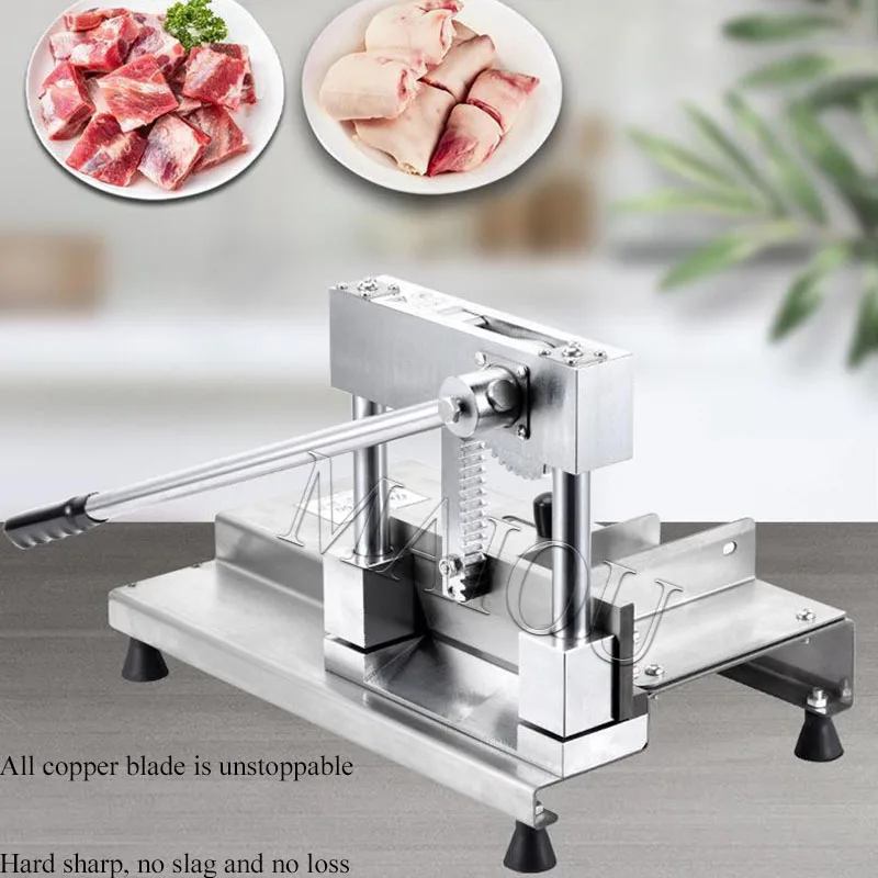 Commercial Manual Bone Cutting Machine For Cutting Pork Knuckle Ribs Professional Bone Saw Machine