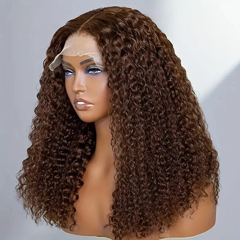 African Fashionable Front Lace Wig for Women with Long Curly Hair