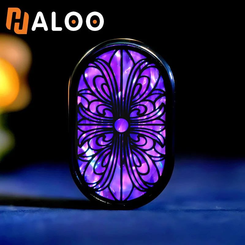 Haloo Player – bloc coulissant rythmique infini, Gyroscope du bout des doigts EDC pour jouets de décompression et de relaxation sur les ordinateurs de bureau