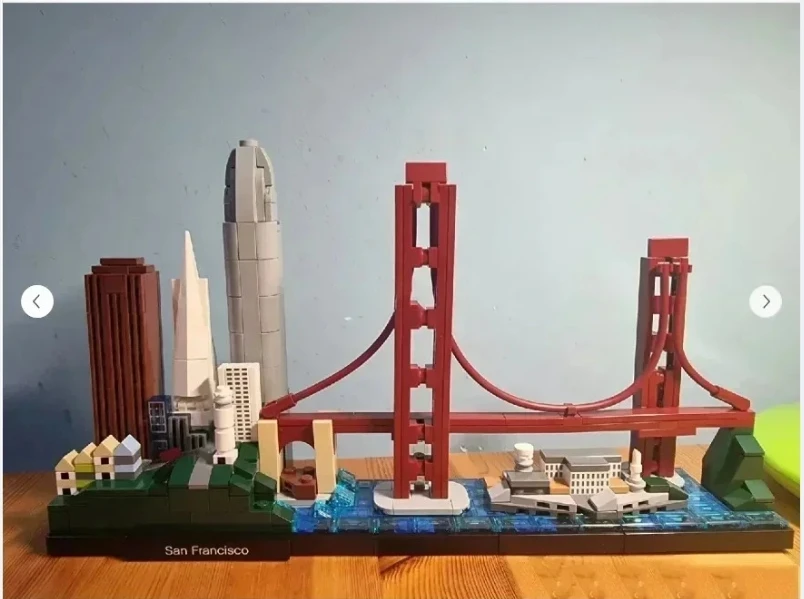 21032 Architectuur Sydney Chicago Berlijn Venice San Francisco Las Vegas Blok Set Baksteen Klassiek Stadsmodel Kinderspeelgoed Geschenken