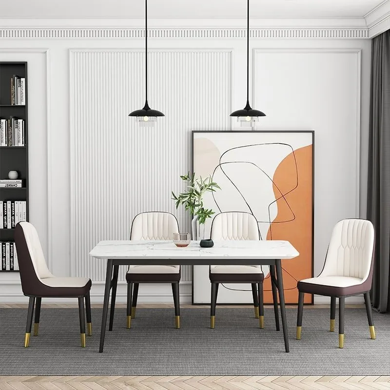Dining Beautiful Metal Nordic Dining Chairs Modern Chairs Luxury Kitchen Home Cadeiras De Jantar Home Furniture