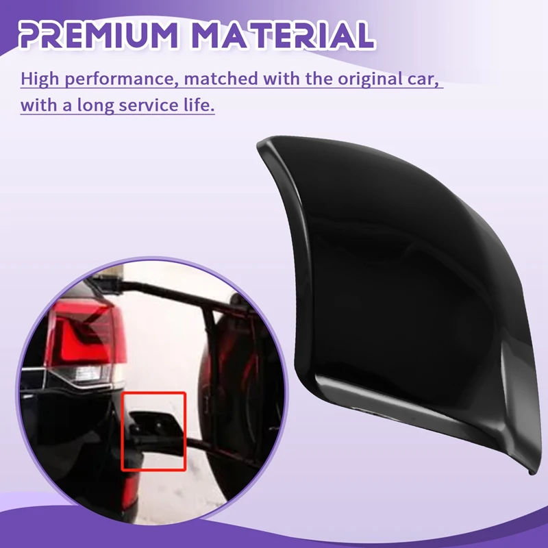 AU05 -Car Rear Spare Tire Cover Sub-Assy Corner Trim Panel 51902-60020-C1 For Toyota Land Cruiser LC200 08-15 LHD 5190260020