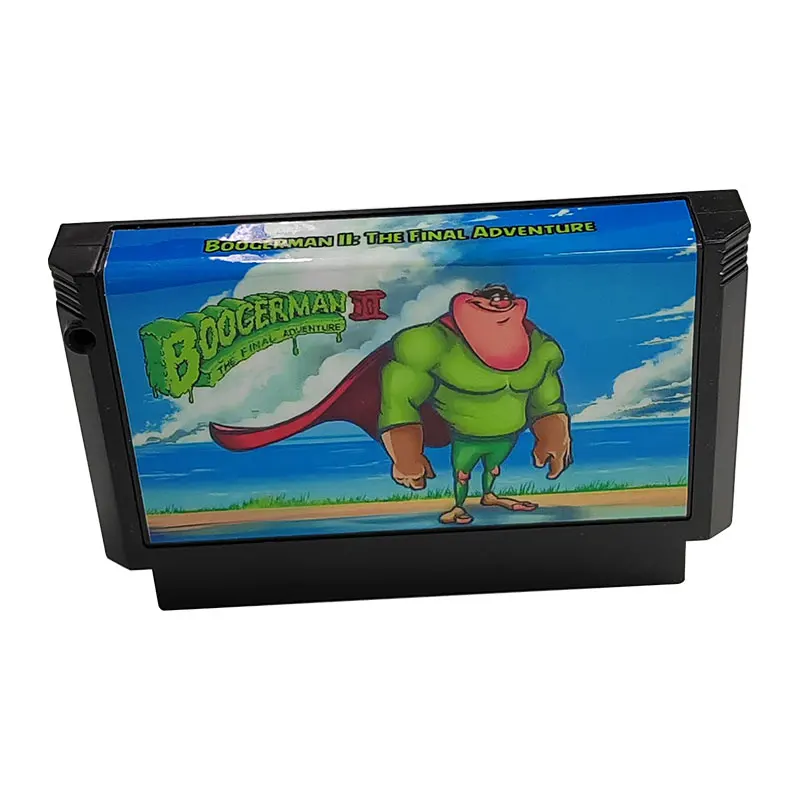 Boogerman ii jogo cartucho, console de videogame, 8 bit, 60p