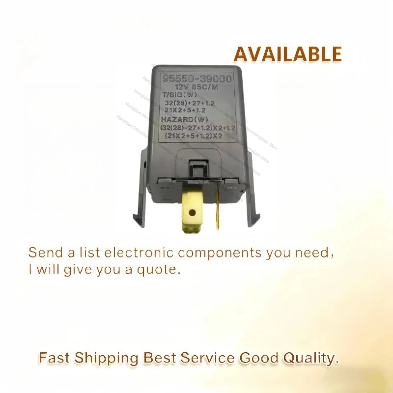 Brand new and original  Modern automotive flash relay 95550-39000 turn signal 3-pin electronic flash device 12V