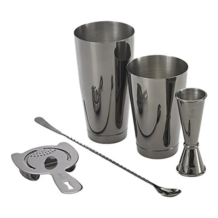 

Basics Cocktail Set, 5-Piece, Gun Metal Black