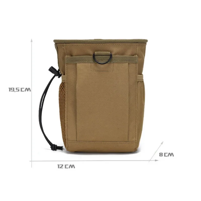 600D Nylon Portable Recycling Bag Outdoor Molle Pouch Military Backpack Hanging Bag Waist Sports Hunting Tactical Bag