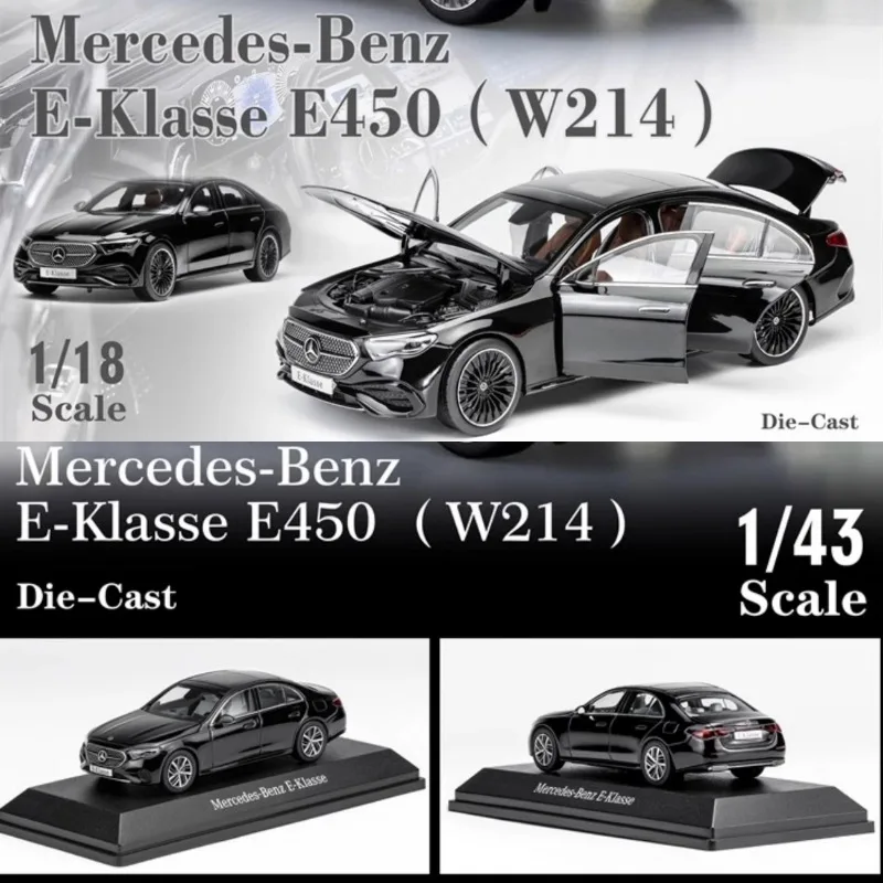

iScale 1:18/1:43 E450 E-Class W214 литая под давлением модель автомобиля из сплава, праздничная подарочная игрушка для мальчиков, украшение для коллекции для взрослых.