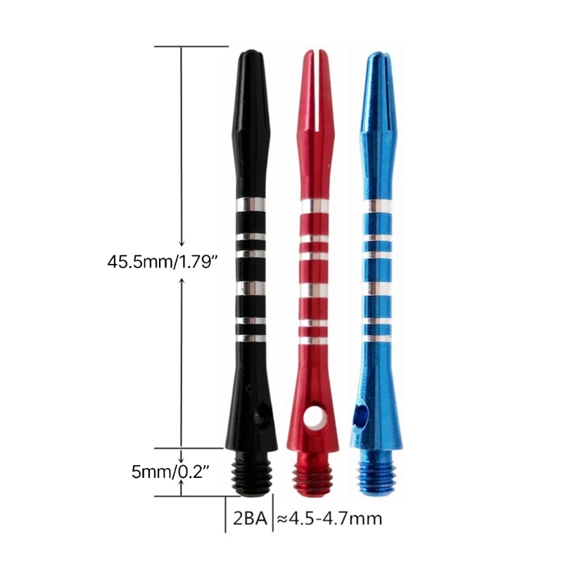 12 Stück Dartschäfte Metall Standard Dartstangenset Dartspiel Dartschäfte Set