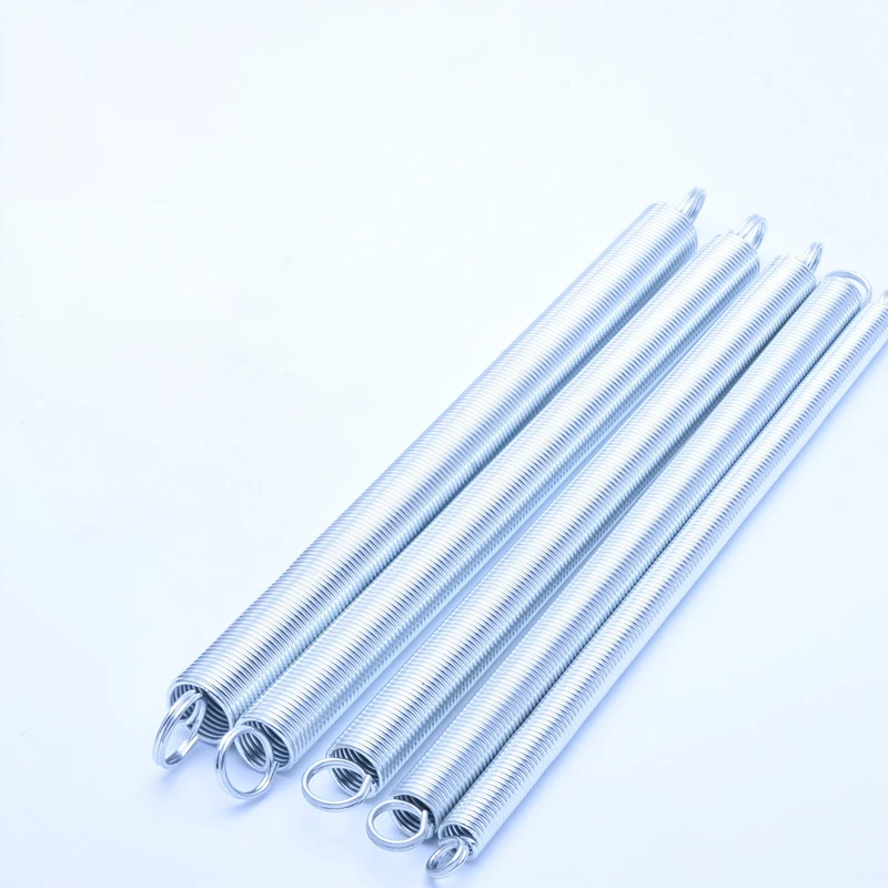 Weiyi Zugfeder aus Stahldraht, Durchmesser 1mm-1,6mm, Außendurchmesser 7mm-16mm, Doppelspiralfeder in L-Form, verzinkt, Länge 300mm – Detail 3