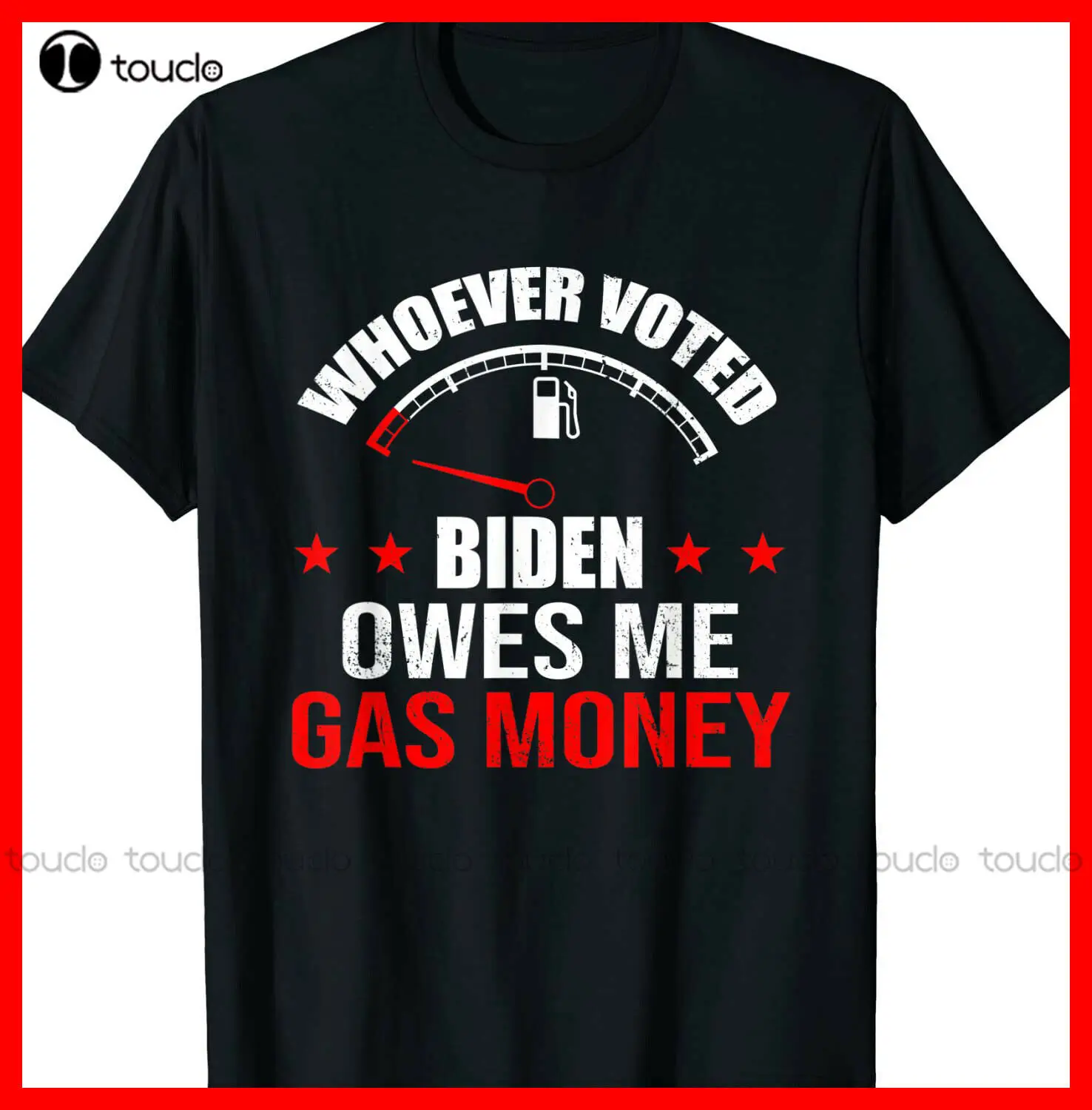 New Anti President Joe Biden Owes Republican Gas Money T-Shirt Goth Shirt Cotton Tee Xs-5Xl Unisex Fashion Funny Tshirt