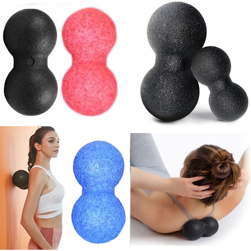 NEW Massage Ball Peanut Ball Collection Peanut Massage Roller Ball Therapy Relaxation Exercise Fitness Yoga Equipment Yoga Foam