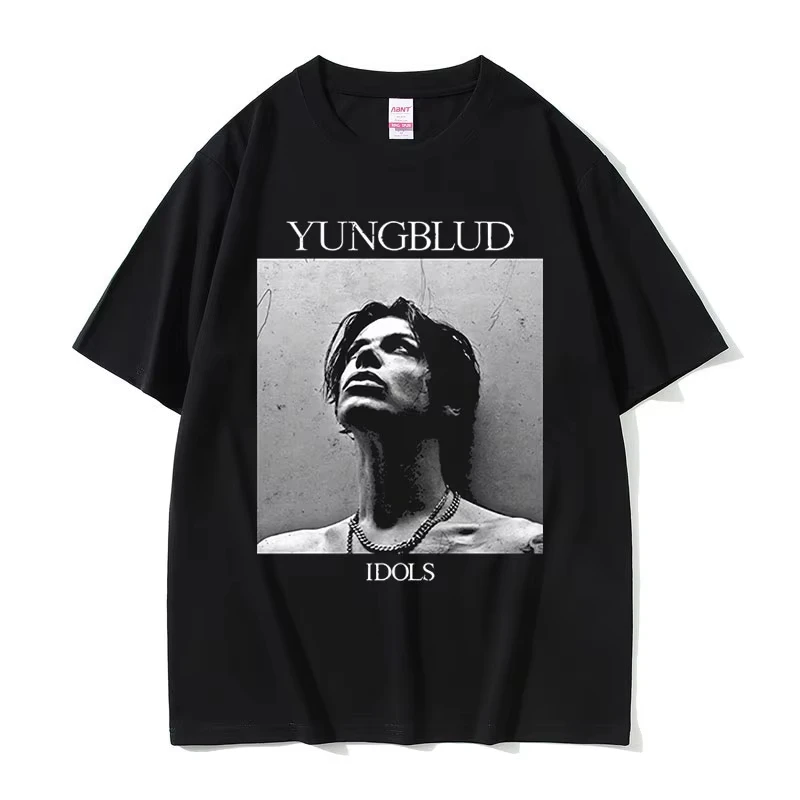 

Футболка Rocker Yungblud IDOLS Album Tour 2025, мужская и женская футболка в стиле хип-хоп, рок, летние футболки с короткими рукавами, повседневные винтажные футболки