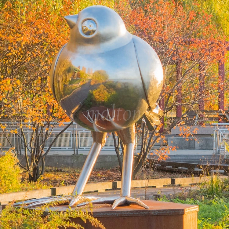 Contemporary Sculptures Stainless Steel Garden Sculpture for Sale