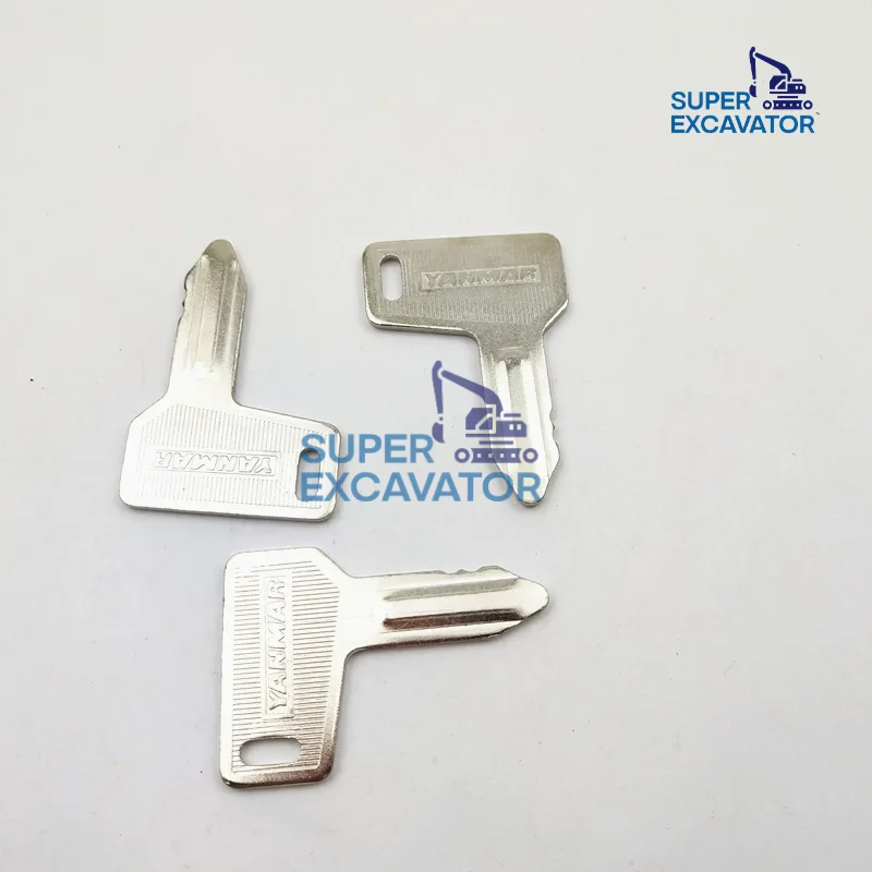 For Yanmar Excavator Ignition Key for Models 17, 18, 20, 30, 35, 55, 65, 80 - Starter and Accessory Kit Excavator Parts