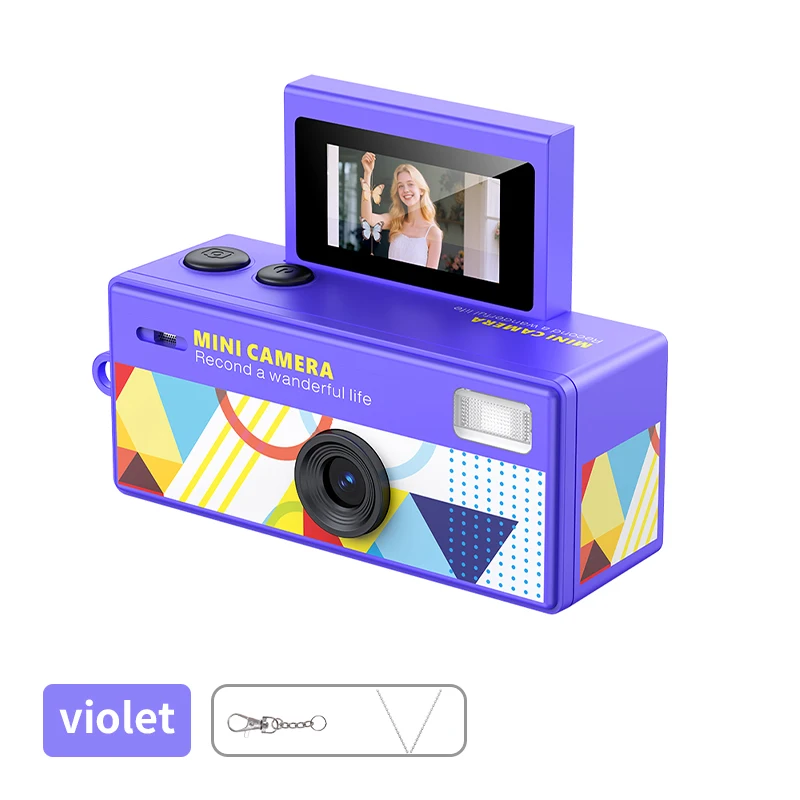 Magecam Digitale Camera 180 °   Flip Screen Selfie Keychain Camera Retro Ondersteunt Geheugenkaart HD Zeer Kleine Camcorder Videorecorder
