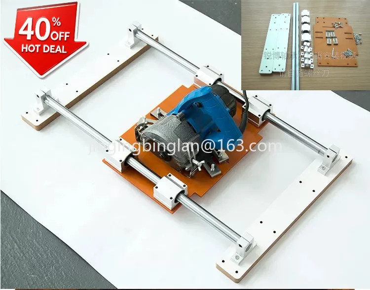 Factory direct optical axis sawing marble machine guide rail base tile woodworking hand push saw decoration cutting board tool