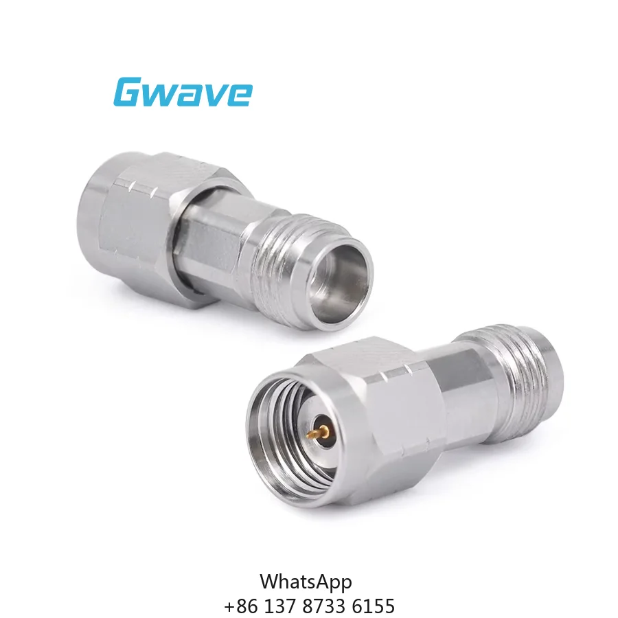 High Frequency DC Block On Inner Conductor 1.85mm Male To 1.85mm Female Operating From 10 MHz To 67 GHz