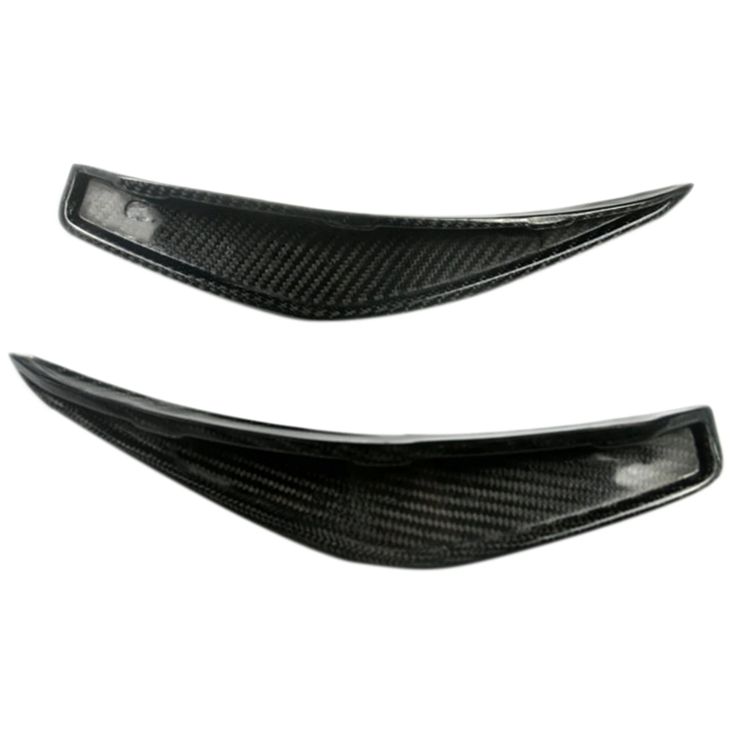 

for Mercedes Benz GLA Class AMG GLA45 2015-2019 Carbon Fiber Front Bumper Splitters Spoiler Canard Fins Trim