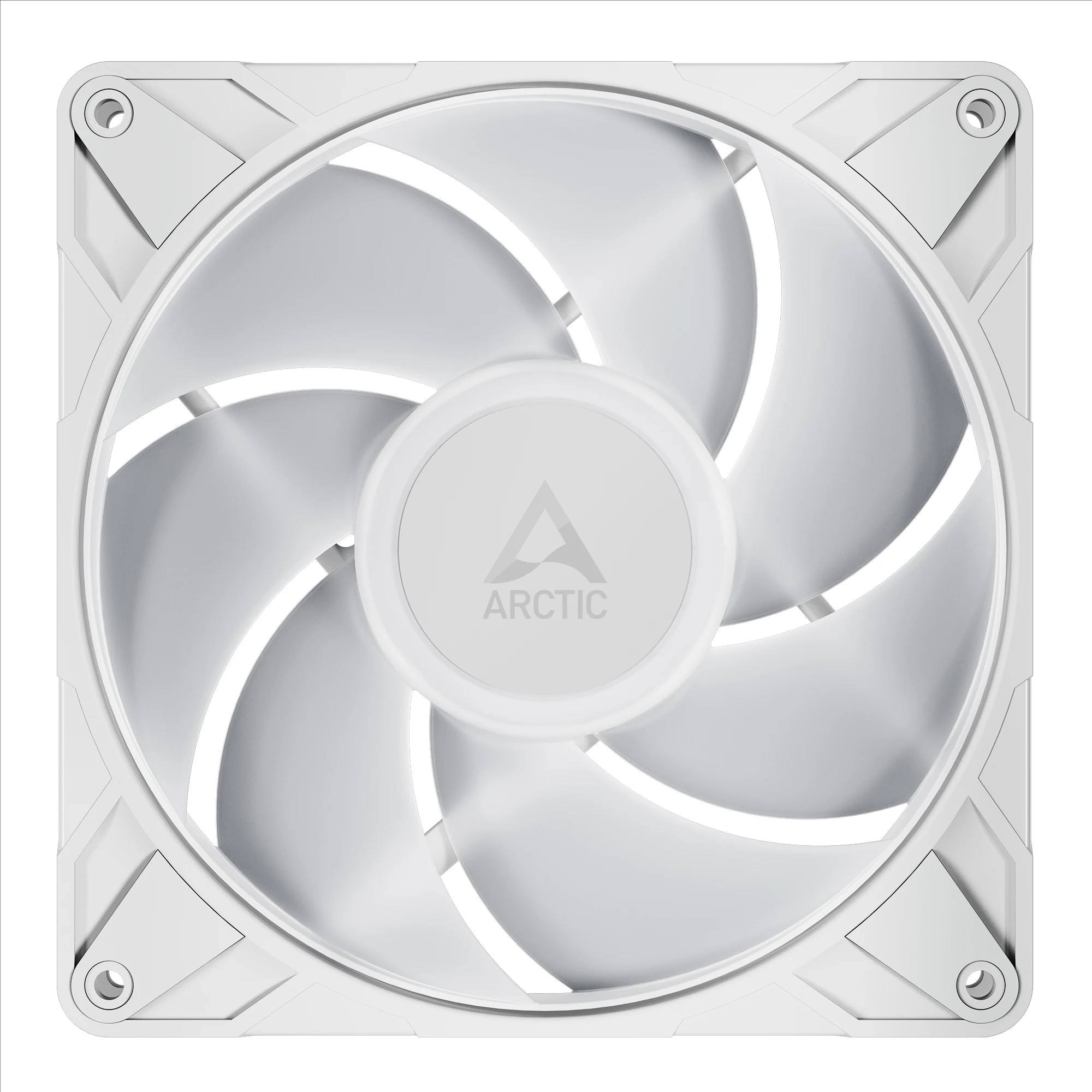 Original ARCTIC P14 Pro A‑RGB White 140mm 4‑Pin PWM PST Fan FDB Bearing 0dB‑Mode ARGB Lighting Quiet PC Case Cooling Fan 6‑Year