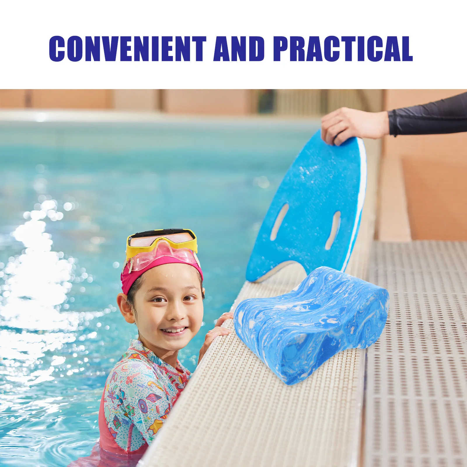 

Плавательный буй-поплавок для взрослых из ЭВА, 9.7x5.9x4.7 дюйма, оборудование для тренировок по плаванию, вспомогательное средство для упражнений в бассейне, улучшение техники плавания