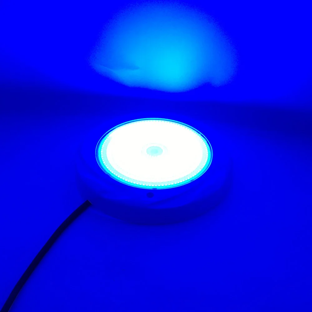 

Pool Fountain 18W 24W 30W 35W 42W Resin Filled RGB Spot LED Wall Mounted Plastic Removeable Frame Cold White Blue Color