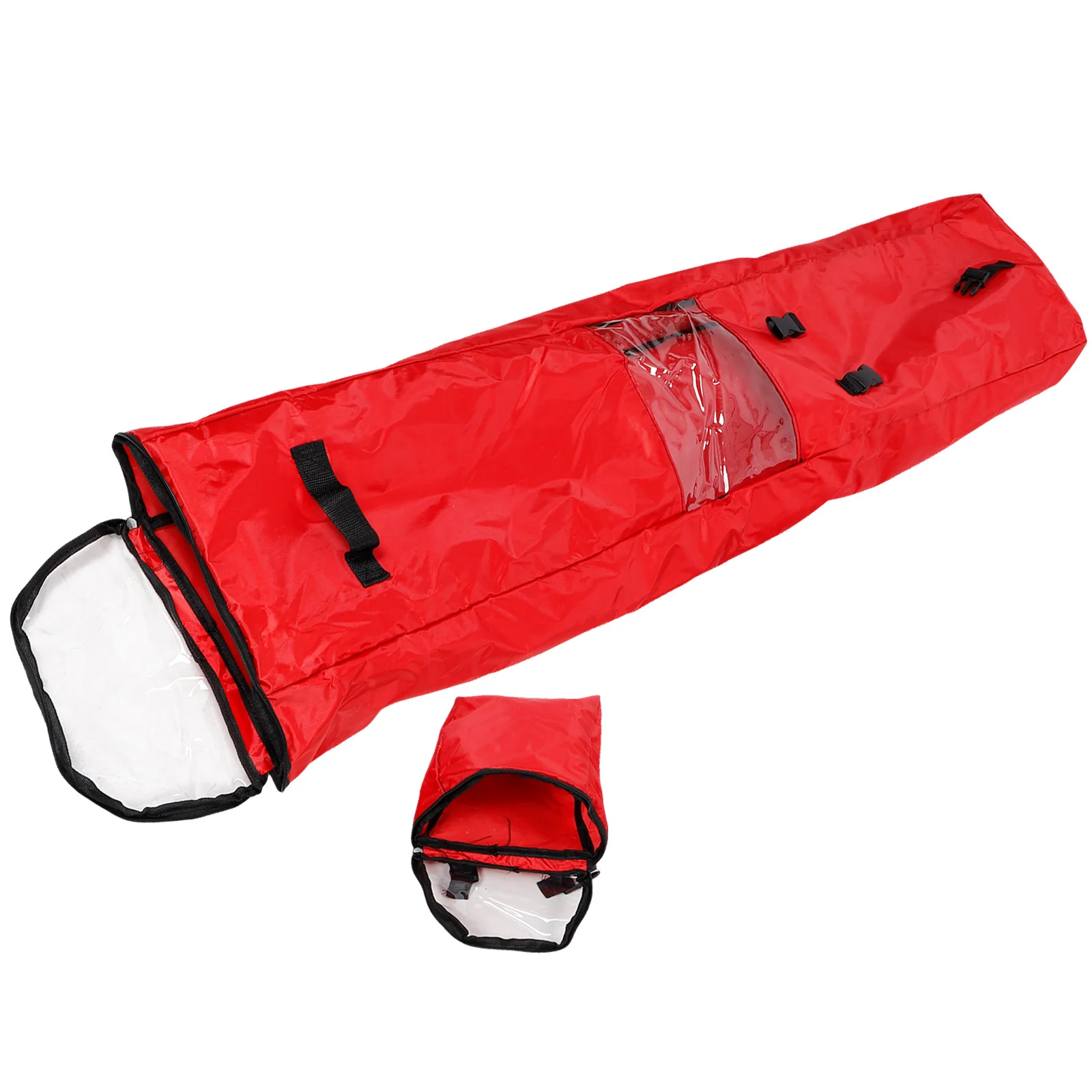 

Wrapping Paper Storage Bag Heavy Duty Organizer for Rolls and Ribbons Detachable Tote Handle Portable Christmas Packing Paper