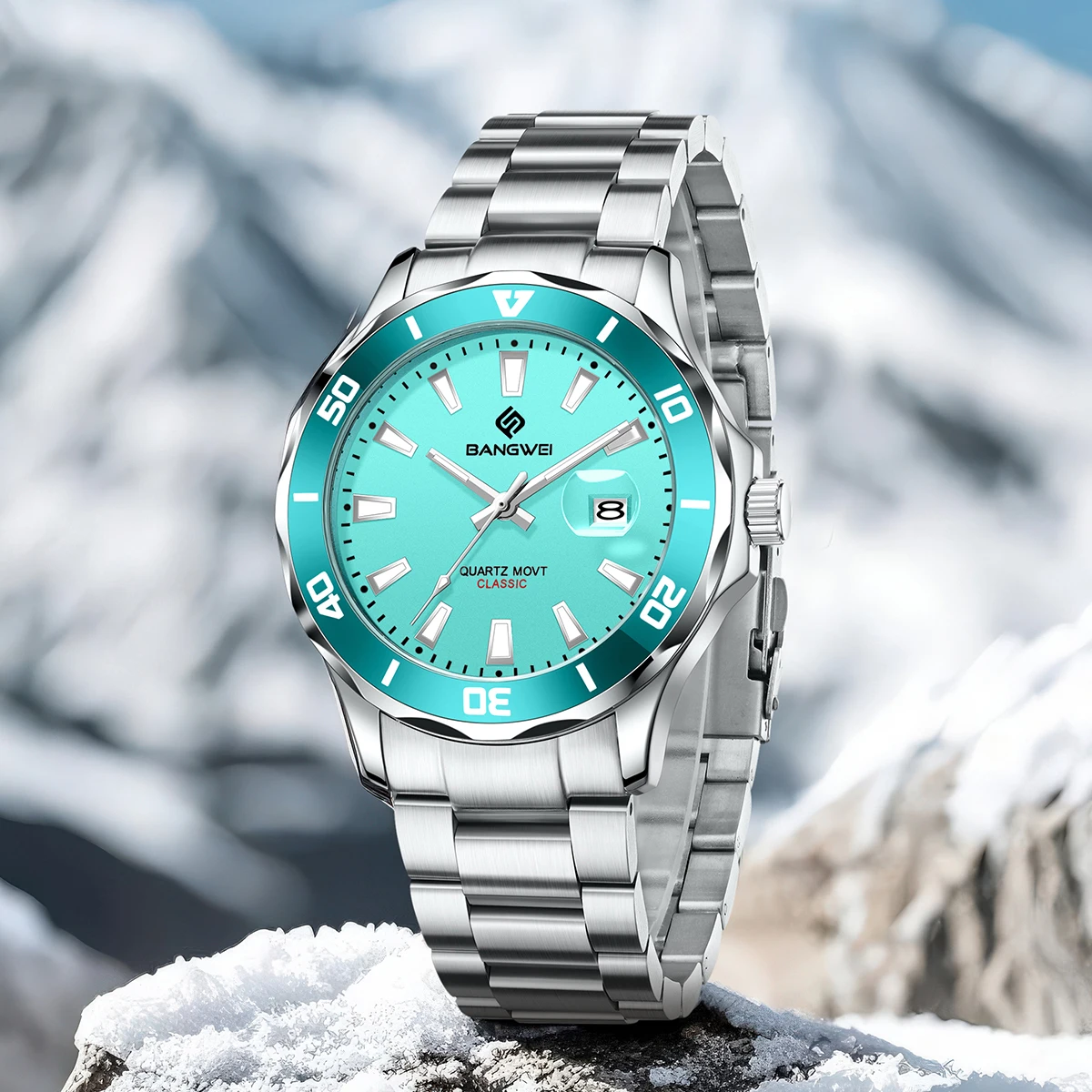 Lige novo relógio masculino marca de luxo relógio de negócios luminoso à prova dwaterproof água masculino calendário homem quartzo relógios pulso relogio masculino