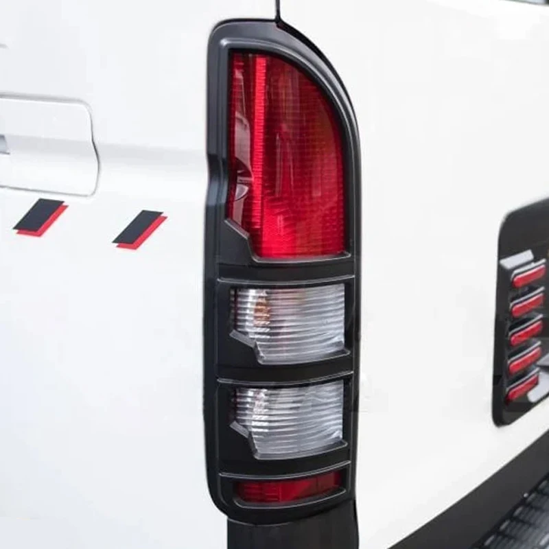 ABS Chrome Tail Light Cover Lamp Hoods For Toyota Commuter Toyota Hiace 2005 2006 2007 2008 2009 2010 2011 2012 2013 2014 2015