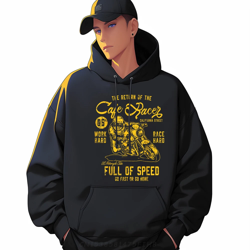 

Hip Hop Cafe Race Funny Long Sleeve Hoodies Mother Day O-Neck Hoodies Gift Idea Sweatshirts Graphic