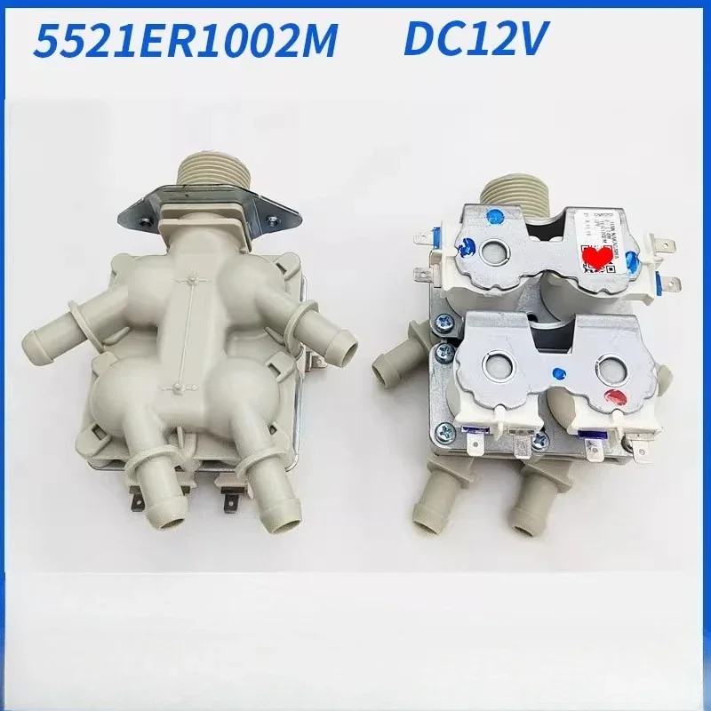 1 pièce adaptée à la machine à laver LG AJU75412402/13 DC une entrée quatre vanne d'entrée 5521ER1002M électrovanne DC12V