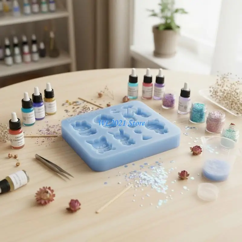 G5GC ملحق صناعة قالب السيليكون على شكل حيوان للمبتدئين في فن الراتنج