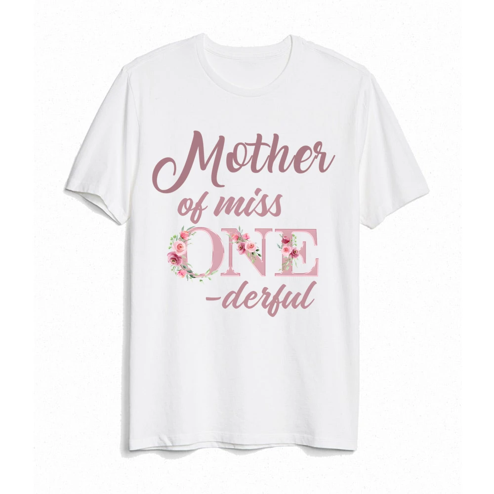 Rose Gold Miss on-derful Birthday Family Matching Shirt 1st Birthday Girl Outfit Mom Dad Brother Sister T-shirt Tops Baby Romper