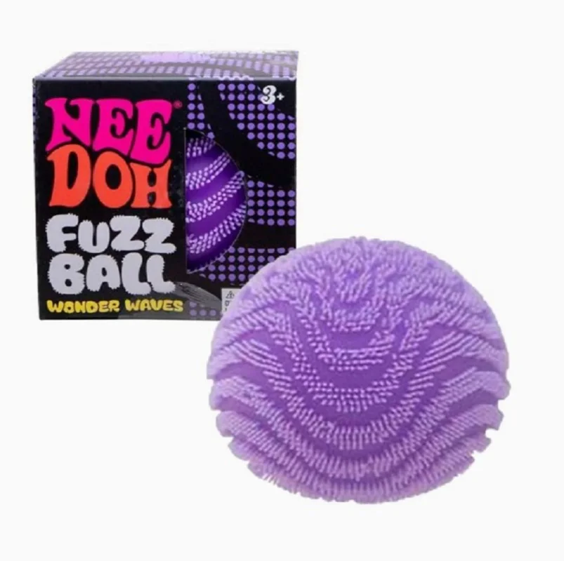

Needoh kneading fun furry ball kneading and stress relieving toy suitable for children and adults, sensory stress relieving tool