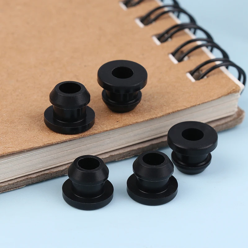 

8/10Pcs Black Effective Reduce Scratches High-Temperature-Resistant RV Stove Rubber Grommet RV Car Accessories