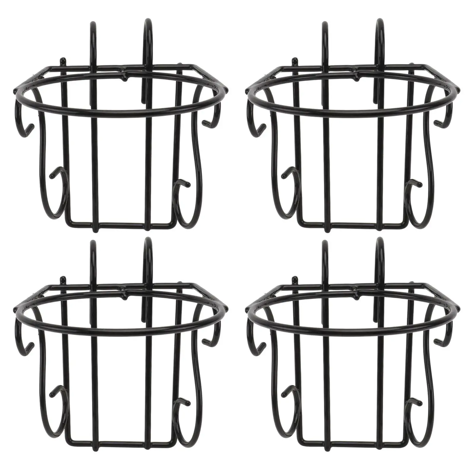 

4PCS Orchid Hanging Rack for Garden Planters Wall Mounted Stand 12# Sturdy Durable Flowerpot Holder Decor