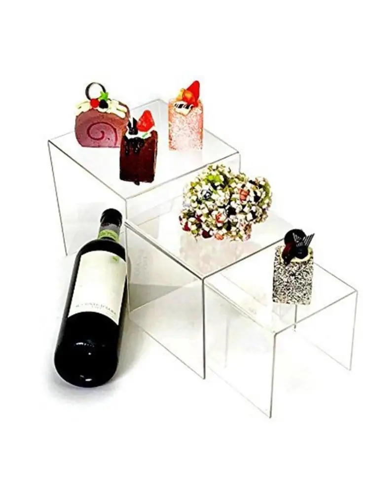 A52E Acrylic Display Stand Anti-Corrosion Clear Display Shelf for Figures