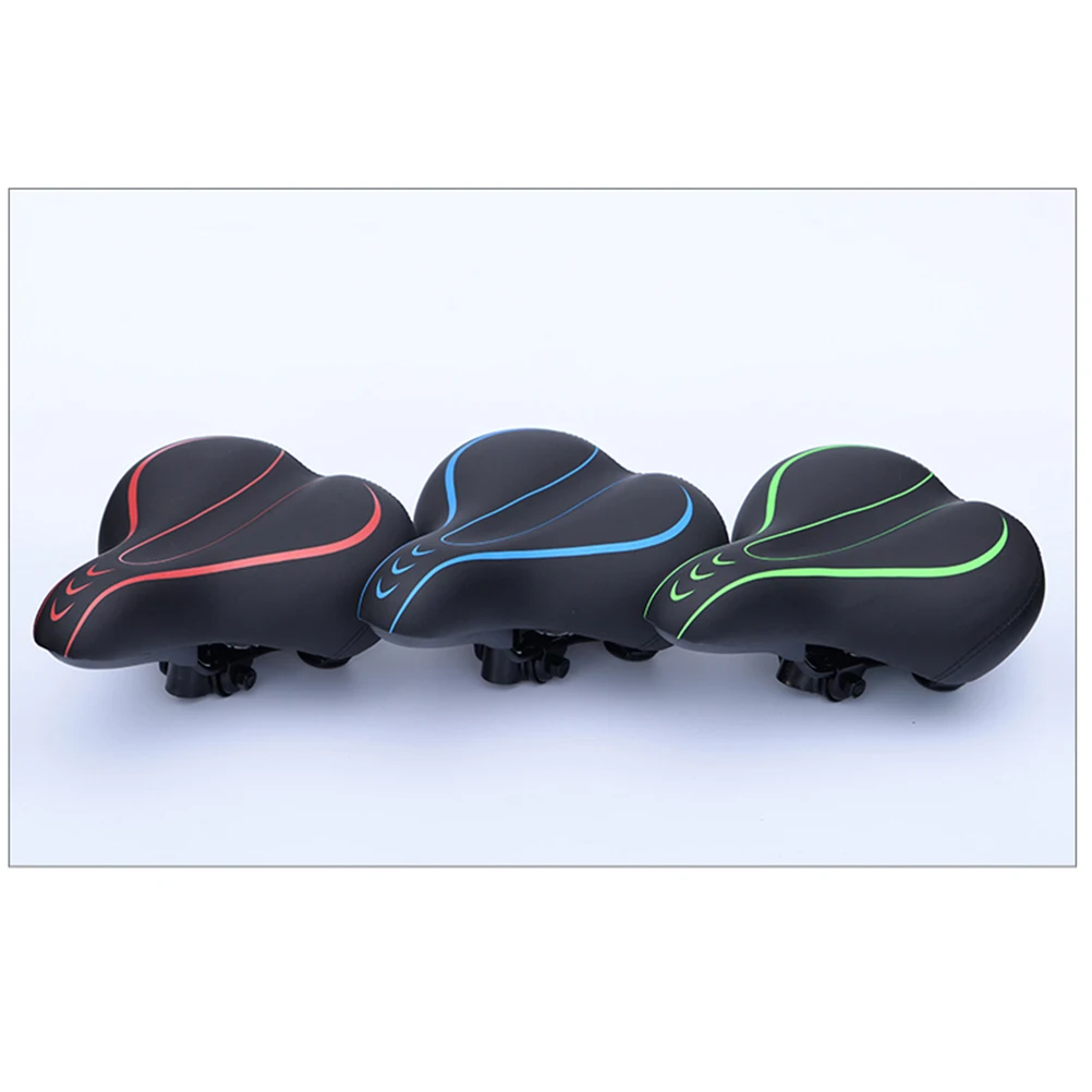 

Ergonomic Bike Saddle Shock Absorption Comfortable Seat For Mountain Road Folding Bikes Ventilated Design Standard Seat Post Fit