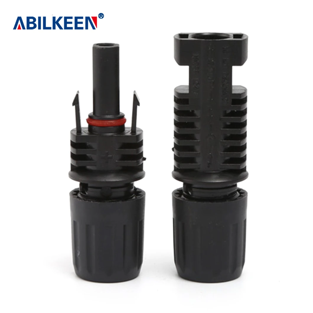 ABILKEEN Top Quality IP68 Waterproof Photovoltaic Connectors 1500VDC 30A Solar Photovoltaic Connectors Solar Panel Connector