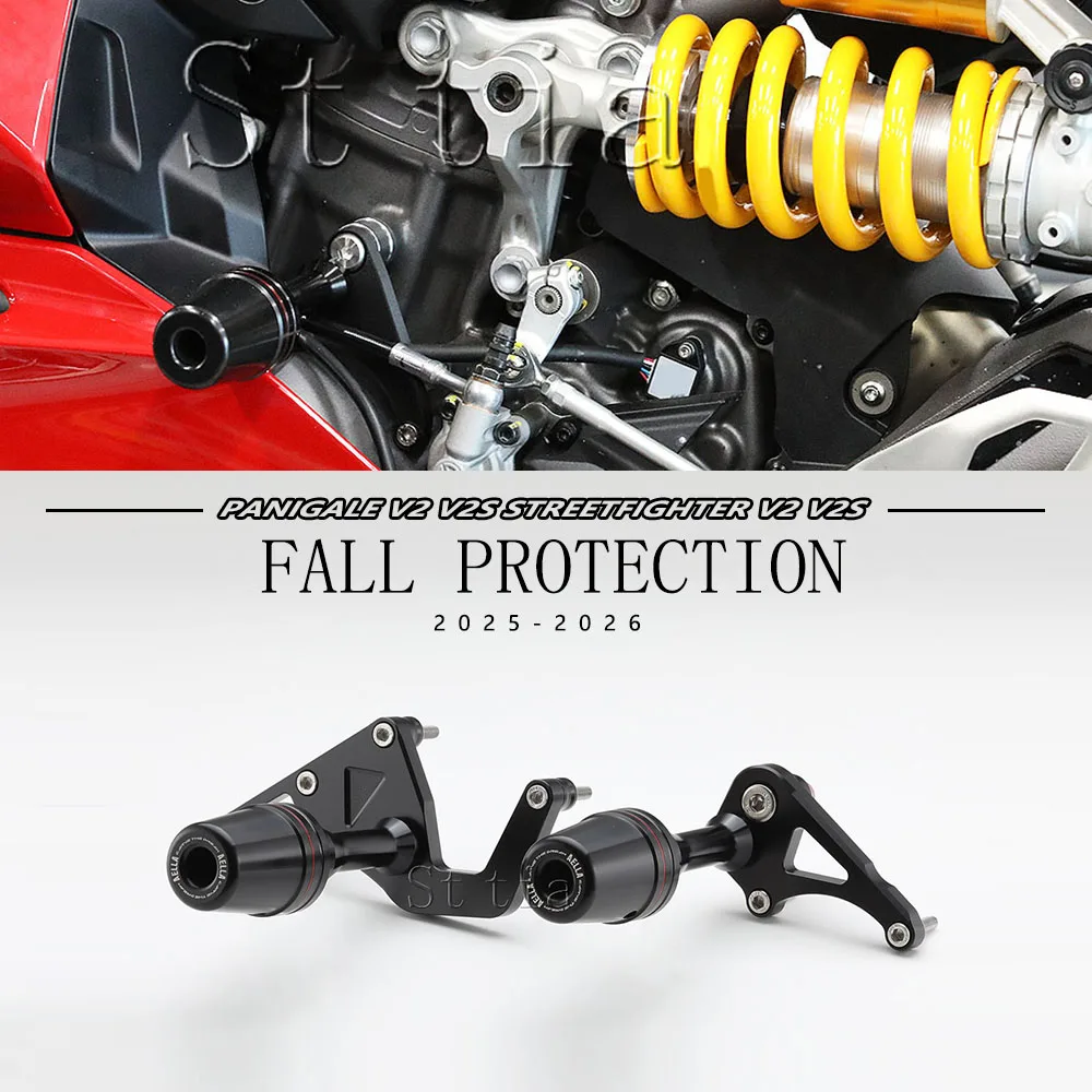 

2026 Motorcycle Engine Frame Slider Anti Crash Pad Fairing Guard Protector For Ducati Panigale V2 V2S Streetfighter V2 V2S 2025