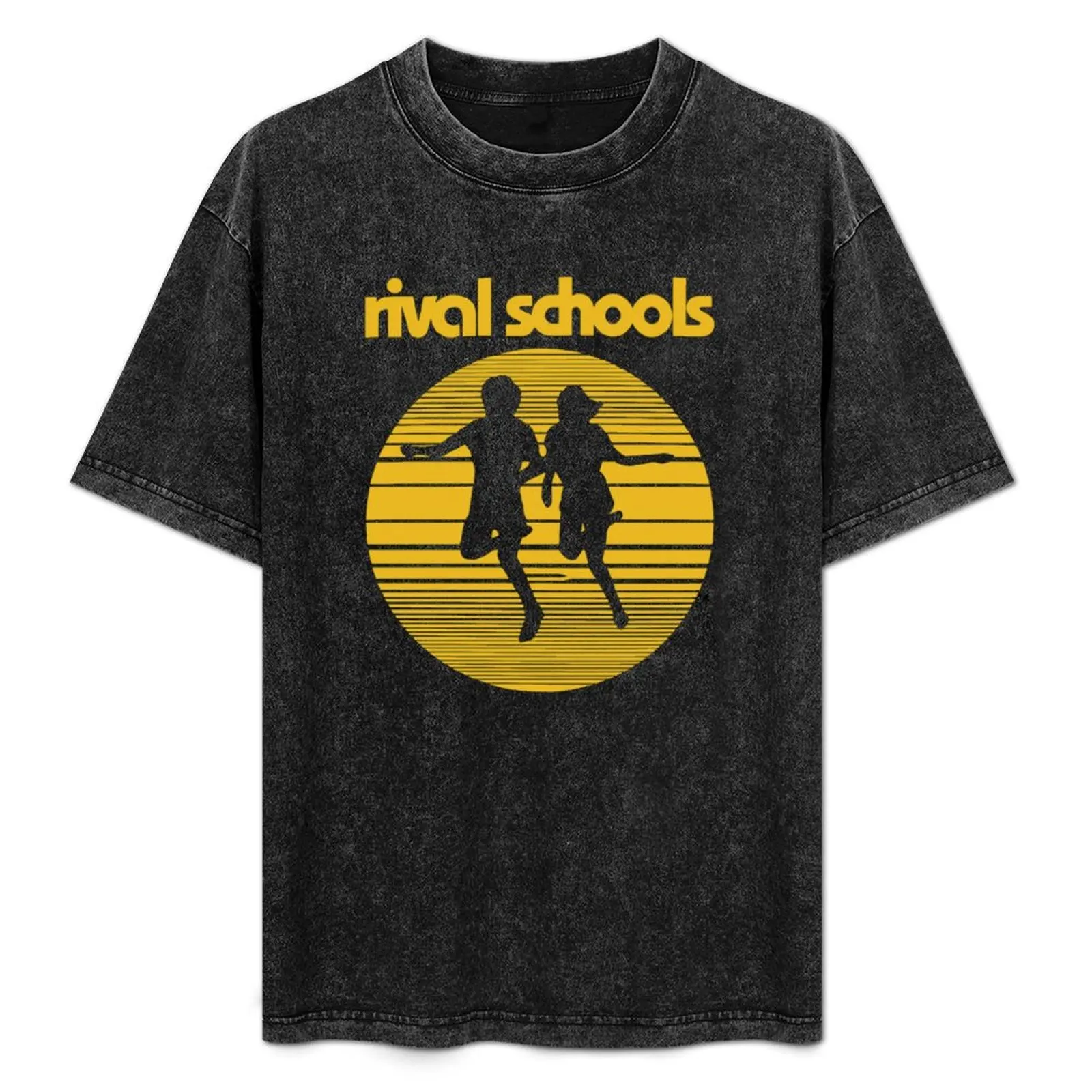 

Rival Schools Logo Yellow 17 T-Shirt Comfortable Basic Crew Neck Tee
