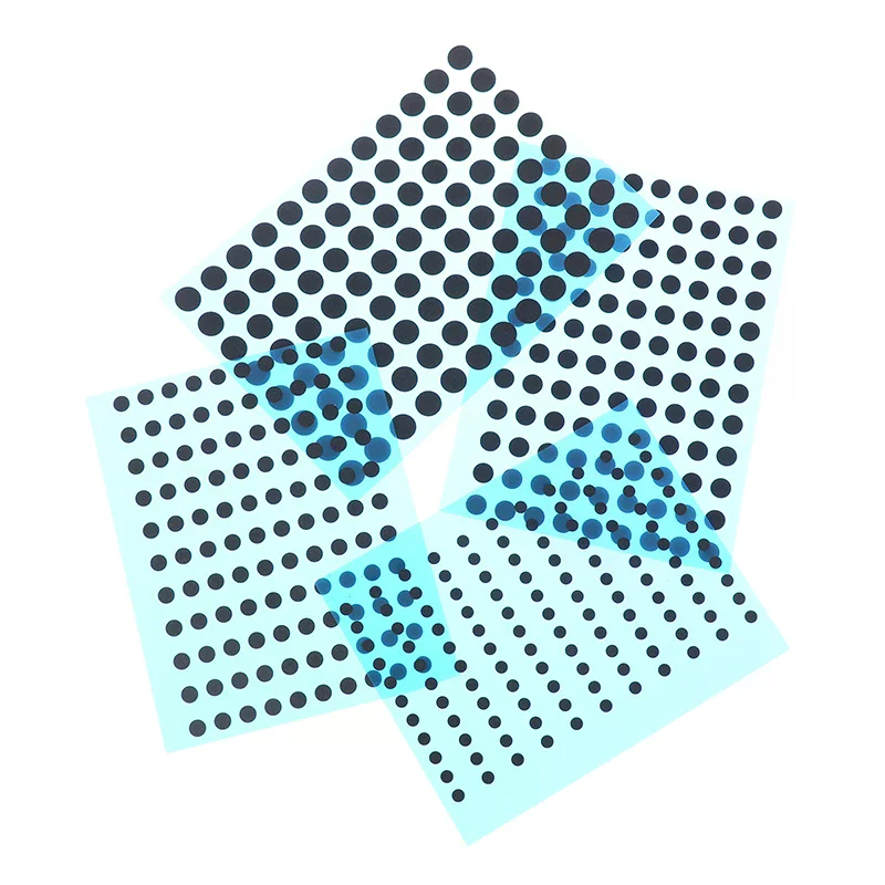 Diameter 3/4/5/6 MM 4 Sizes Black Conductive Rubber Pads Keypad Repair Kit For IR Remote Control Conductive Rubber Buttons