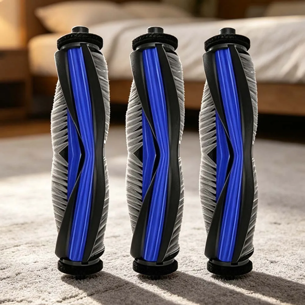 3pcs Main Brushes For Bosch Spotless-Max BCRDW3B Robot Vacuum Replacement Cleaning Tools Main Brushes Accessories